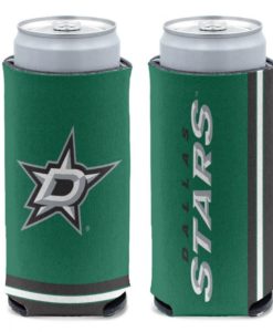 Dallas Stars 12 oz Green Slim Can Cooler Holder