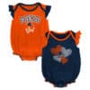 UTSA Texas San Antonio Roadrunners Baby Girl 2 Pack Onesie Creeper Set