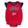 Mississippi Ole Miss Rebels Baby Girl 2 Pack Onesie Creeper Set - Image 3