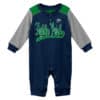 Notre Dame Fighting Irish Baby Navy Scrimmage Long Sleeve Coverall - Image 3