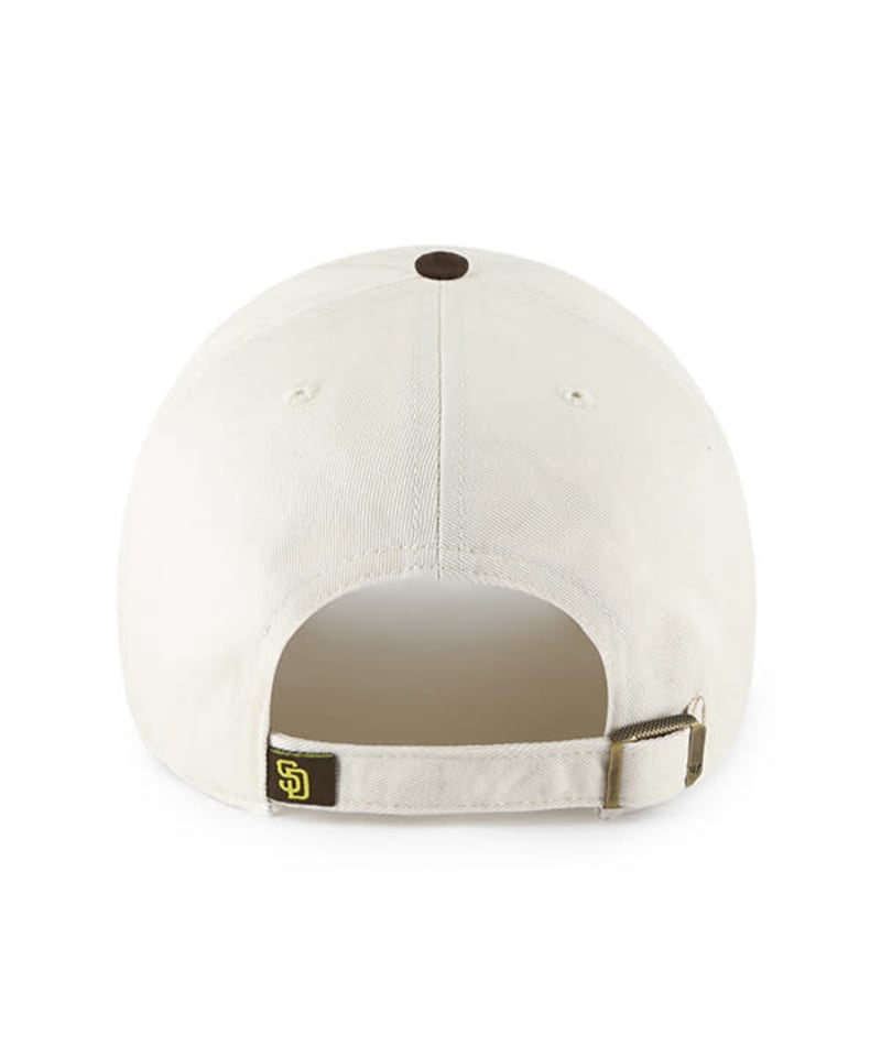 San Diego Padres 47 Brand Classic Bone Brown Clean Up Adjustable Hat - Image 2