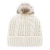 Minnesota Vikings Women's 47 Brand White Cream Meeko Cuff Knit Hat - Image 2