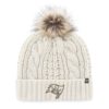 Tampa Bay Buccaneers Women's 47 Brand White Cream Meeko Cuff Knit Hat