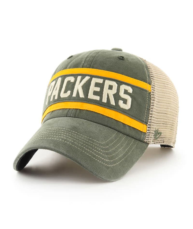 Green Bay Packers 47 Brand Legacy Bottle Green Juncture Clean Up Snapback Hat - Image 3