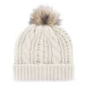 Tennessee Titans Women's 47 Brand White Cream Meeko Cuff Knit Hat - Image 2