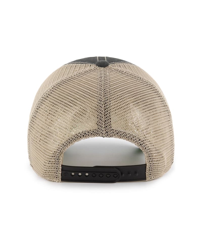 Detroit Lions 47 Brand Vintage Black Tuscaloosa Mesh Snapback Hat - Image 2