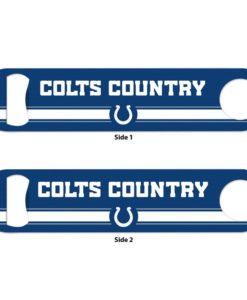 Indianapolis Colts Blue Metal Bottle Opener 2-Sided