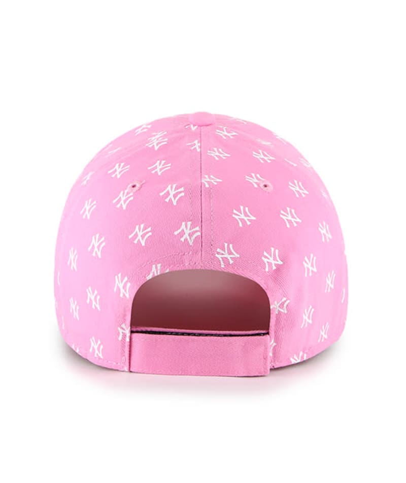 New York Yankees YOUTH Girls 47 Brand Jamboree Pink MVP Adjustable Hat - Image 2
