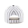 New York Yankees 47 Brand White Navy Pinstripe MVP Adjustable Hat - Image 2