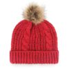 Wisconsin Badgers Women's 47 Brand Red Meeko Cuff Knit Hat - Image 2