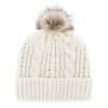 Cleveland Browns Women's 47 Brand Orange White Cream Meeko Cuff Knit Hat - Image 2