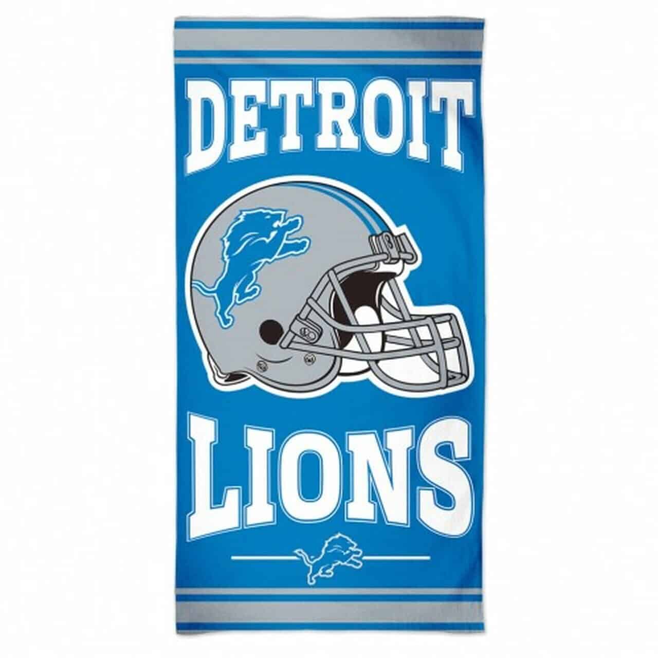 Detroit Lions 30x60 Beach Towel