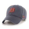 Detroit Tigers 47 Brand Road Vintage Navy Legend MVP Adjustable Hat