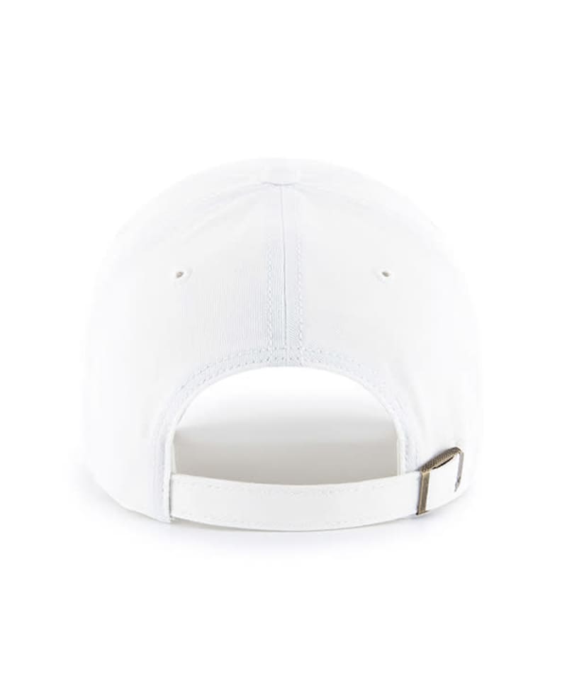 New York Yankees Women's 47 Brand White Miata Clean Up Adjustable Hat - Image 2
