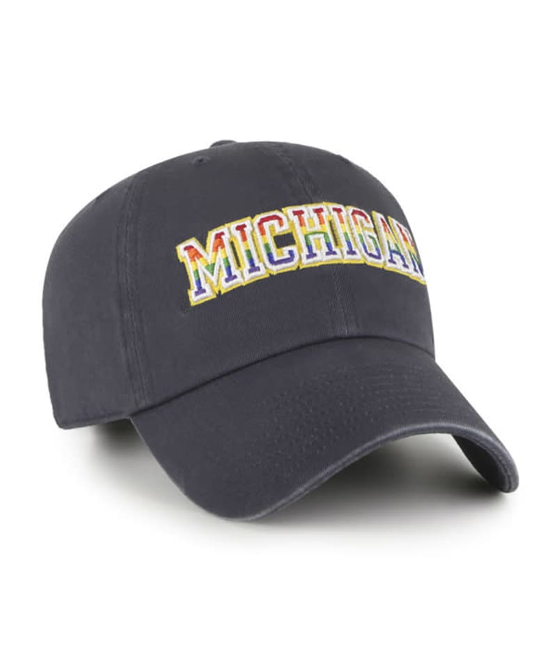 Michigan Wolverines 47 Brand Pride Vintage Navy Clean Up Adjustable Hat - Image 3