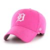Detroit Tigers YOUTH Girls 47 Brand Bright Pink MVP Adjustable Hat