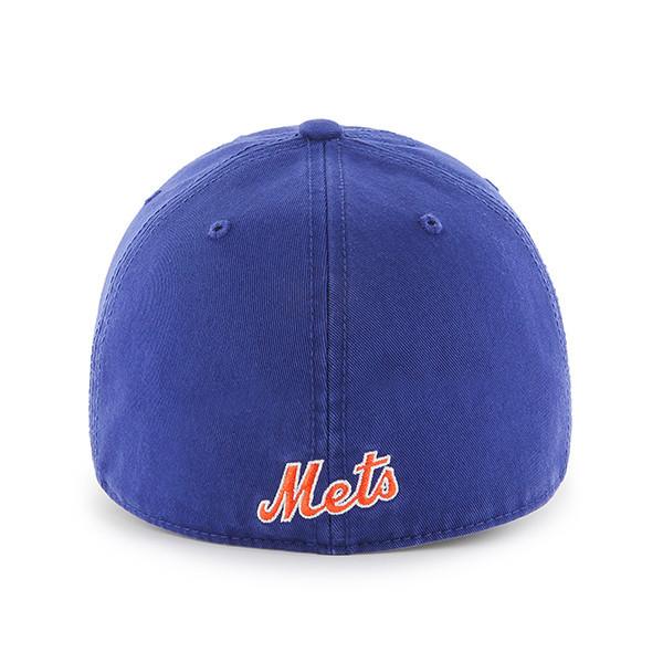 New York Mets 47 Brand Blue Franchise Fitted Hat - Image 2