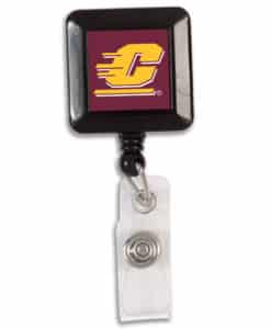 Central Michigan Chippewas Maroon Retractable Badge Holder