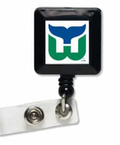 Hartford Whalers White Retractable Badge Holder