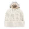 Milwaukee Brewers Women's 47 Brand Cooperstown White Cream Meeko Cuff Knit Hat - Image 2