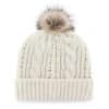 New York Yankees Baby INFANT / TODDLER 47 Brand White Cream Meeko Cuff Knit Hat - Image 2