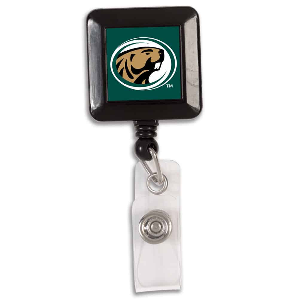 Bemidji State Beavers Green Retractable Badge Holder