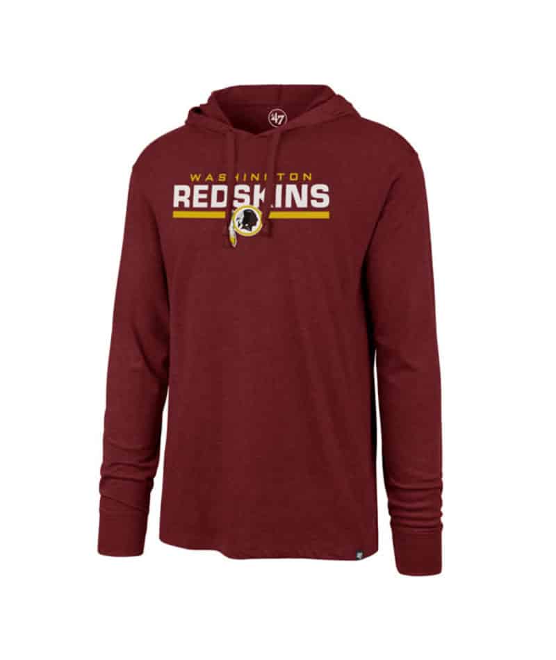 Washington Football Classic Men's 47 Brand End Line Crimson Pullover Hoodie