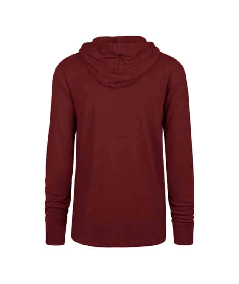 Washington Football Classic Men's 47 Brand End Line Crimson Pullover Hoodie - Image 2