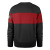 San Francisco 49ers Men's 47 Brand Black Crew Long Sleeve Sweatshirt - Image 2