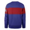 New England Patriots Men's 47 Brand Classic Blue Crew Long Sleeve Sweatshirt - Image 2