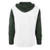 Michigan State Spartans Men's 47 Brand White Hoodie Pullover Long Sleeve Tee - Image 2
