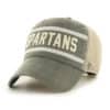 Michigan State Spartans 47 Brand Bottle Green Juncture Clean Up Snapback Hat - Image 2