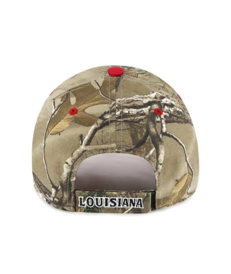 Louisiana Ragin Cajuns 47 Brand Realtree Camo Frost MVP Adjustable Hat - Image 2