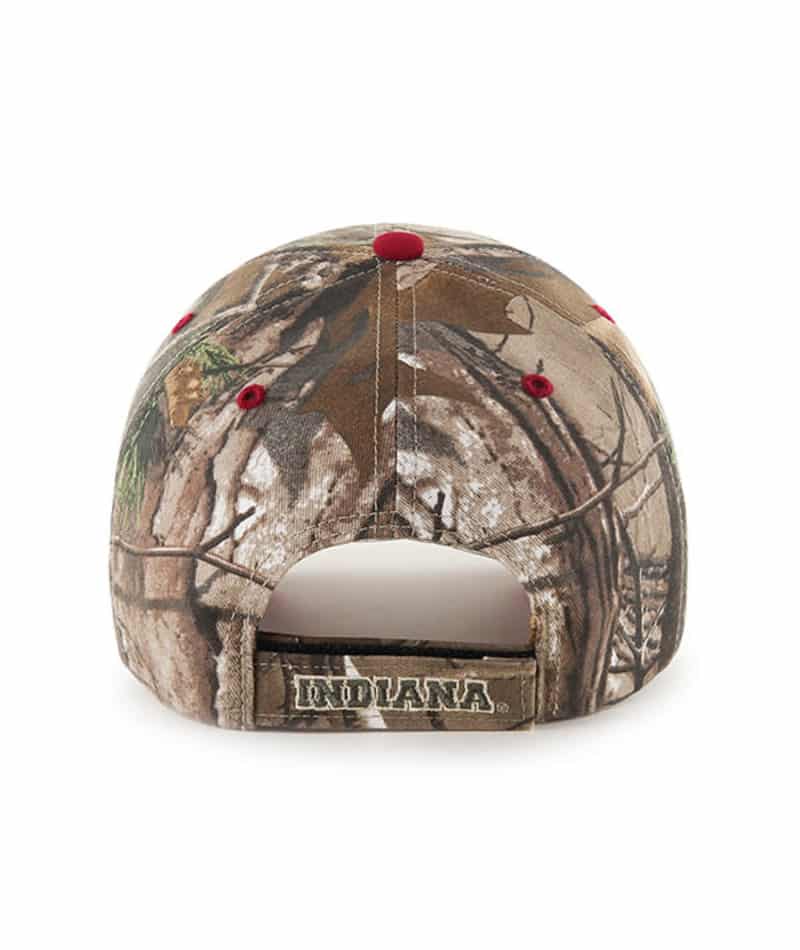 Indiana Hoosiers 47 Brand Realtree Camo Frost MVP Adjustable Hat - Image 2