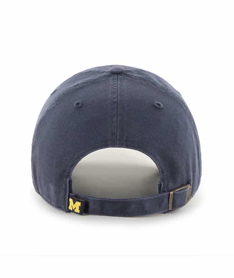 Michigan Wolverines KIDS 47 Brand Vintage Navy Clean Up Adjustable Hat - Image 2