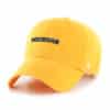 Michigan Wolverines 47 Brand Script GO BLUE Gold Clean Up Adjustable Hat - Image 3