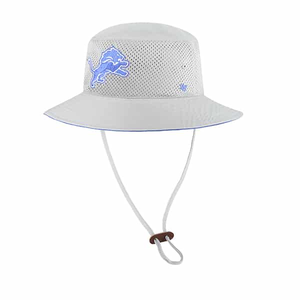 Detroit Lions 47 Brand Gray Panama Bucket Hat