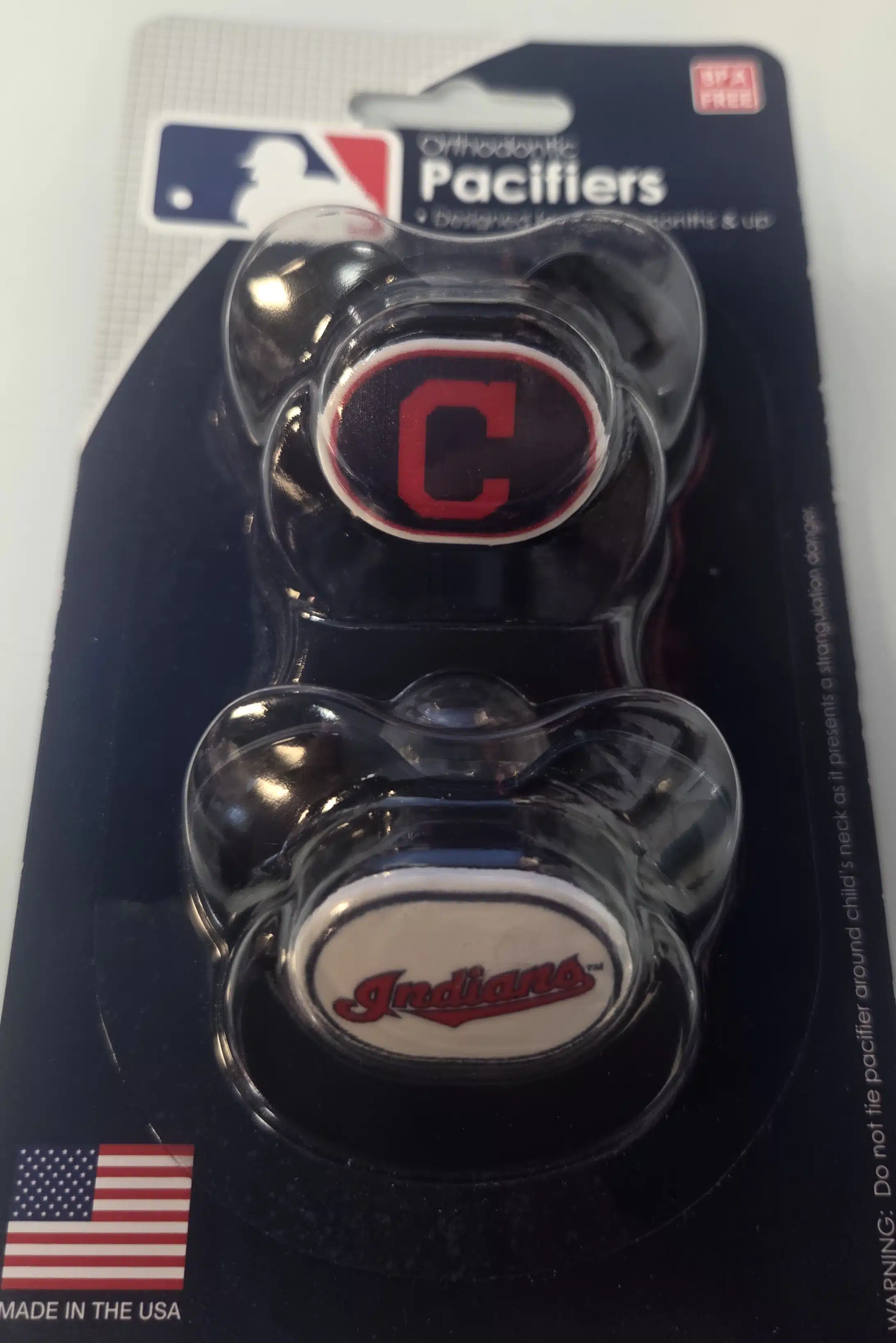 Cleveland Indians Pacifiers - 2 Pack