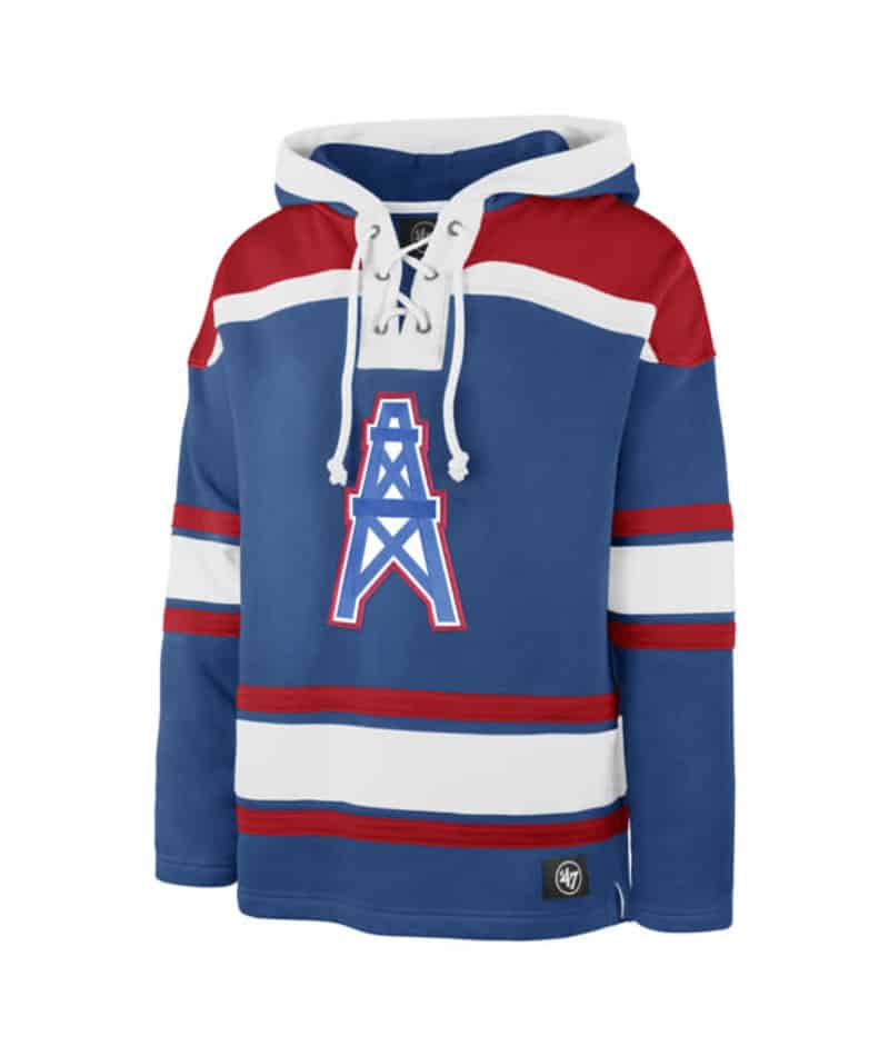 Tennessee Titans Men's 47 Brand Classic Blue Pullover Jersey Hoodie