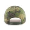New York Yankees 47 Brand Legend Green Camo MVP Snapback Hat - Image 2
