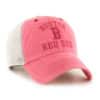 Boston Red Sox 47 Brand Rudder Red Clean Up Mesh Snapback Hat - Image 3