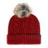 Alabama Crimson Tide Women's 47 Brand Red Meeko Cuff Knit Hat - Image 2