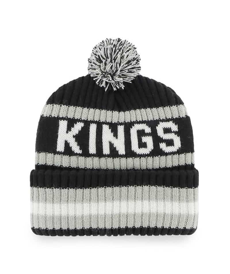 Los Angeles Kings 47 Brand Black Bering Cuff Knit Hat - Image 2