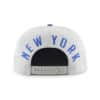 New York Knicks 47 Brand Gray Boreland Adjustable Snapback Hat - Image 2