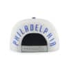 Philadelphia 76ers 47 Brand Gray Boreland Adjustable Snapback Hat - Image 2