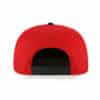 Atlanta Hawks 47 Brand Red No Shot Adjustable Snapback Hat - Image 2