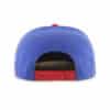 Philadelphia 76ers 47 Brand Blue Red No Shot Adjustable Snapback Hat - Image 2