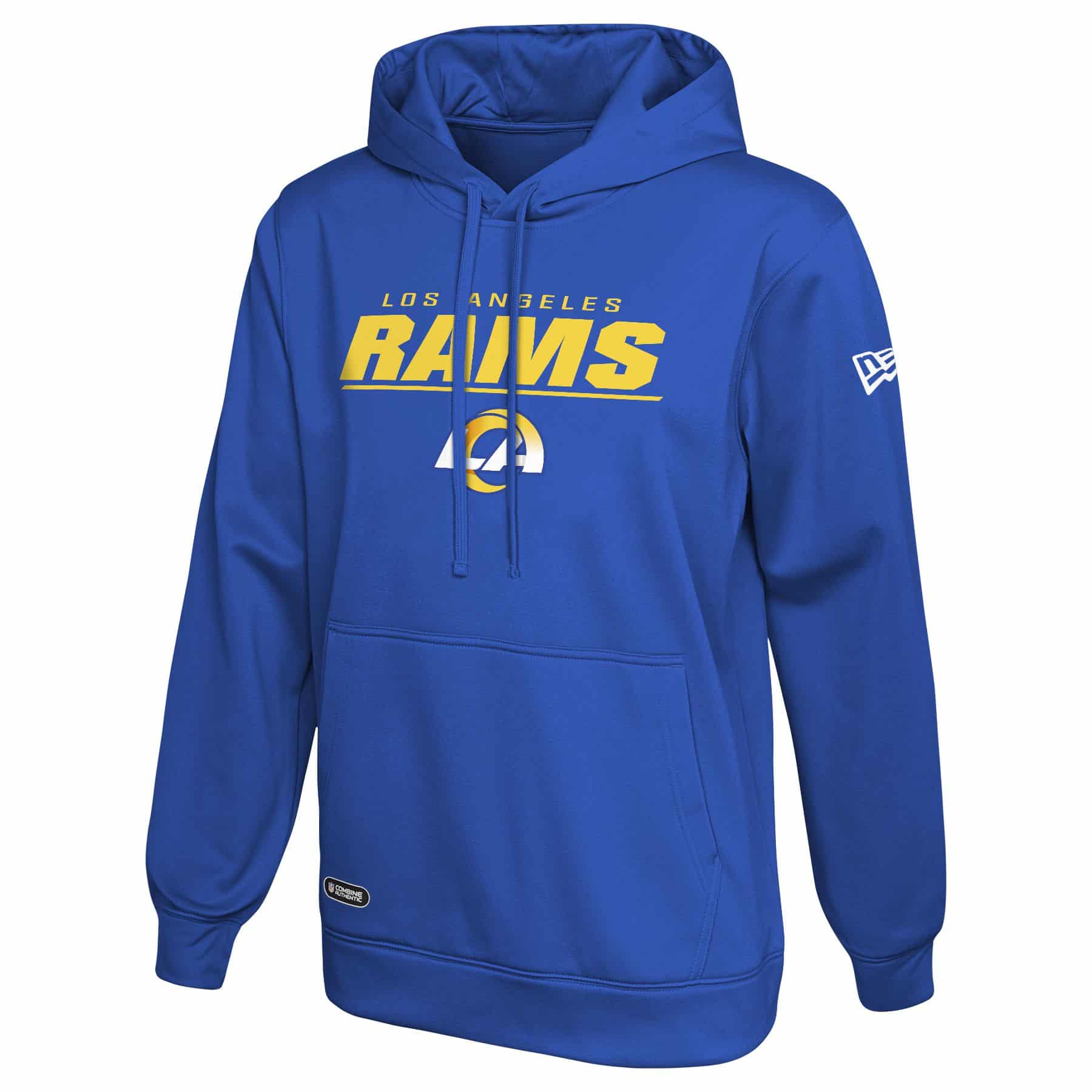 Los Angeles Rams Men's New Era Blue Stated Pullover Hoodie