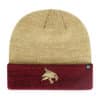 Texas State Bobcats 47 Brand Gold Two Tone Cuff Knit Hat