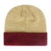 Texas State Bobcats 47 Brand Gold Two Tone Cuff Knit Hat - Image 2